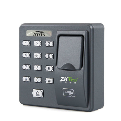 ZKTeco X6 เครื่องบันทึกเวลาด้วยลายนิ้วมือ All-in-one รหัสผ่านรูดควบคุมการเข้าถึงเครื่องบันทึกเวลาระบบควบคุมการเข้าถึงสำนักงานอัจฉริยะ