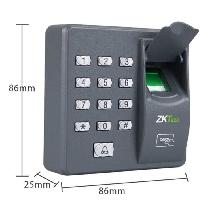 ZKTeco X6 เครื่องบันทึกเวลาด้วยลายนิ้วมือ All-in-one รหัสผ่านรูดควบคุมการเข้าถึงเครื่องบันทึกเวลาระบบควบคุมการเข้าถึงสำนักงานอัจฉริยะ