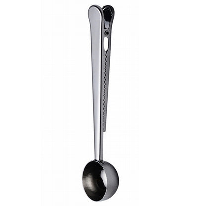 5PCS มัลติฟังก์ชั่ครัวตักกาแฟพร้อมคลิปสแตนเลสสตีลชากาแฟวัดถ้วยกาแฟ Scoop, Coffee Scoop(Silver), Coffee Scoop(Gold), Coffee Scoop(Black), Coffee Scoop(Rose Gold)