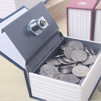 มินิพจนานุกรมตู้เซฟหนังสือ Secret Security ล็อค เงินสดเหรียญเงินเก็บอัญมณี Key Locker