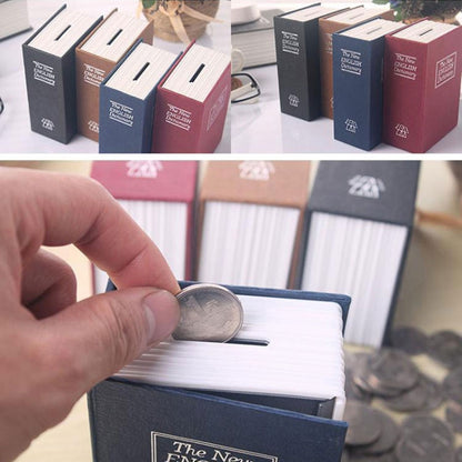 มินิพจนานุกรมตู้เซฟหนังสือ Secret Security ล็อค เงินสดเหรียญเงินเก็บอัญมณี Key Locker