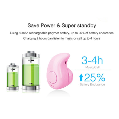 S530 Mini In-ear Sport แฮนด์ฟรีหูฟังไร้สาย Bluetooth สำหรับสมาร์ทโฟนพร้อมไมโครโฟน