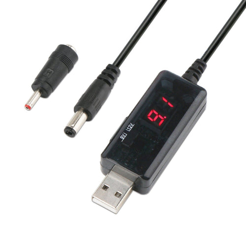 สาย USB Boost 5V สูงถึง 9V 12V แรงดันไฟฟ้า Converter 1A Step-up โวลต์ Transformer DC Power Regulator พร้อมสวิตช์, 5V Step Up to 9V 12V