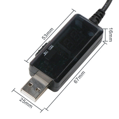 สาย USB Boost 5V สูงถึง 9V 12V แรงดันไฟฟ้า Converter 1A Step-up โวลต์ Transformer DC Power Regulator พร้อมสวิตช์, 5V Step Up to 9V 12V