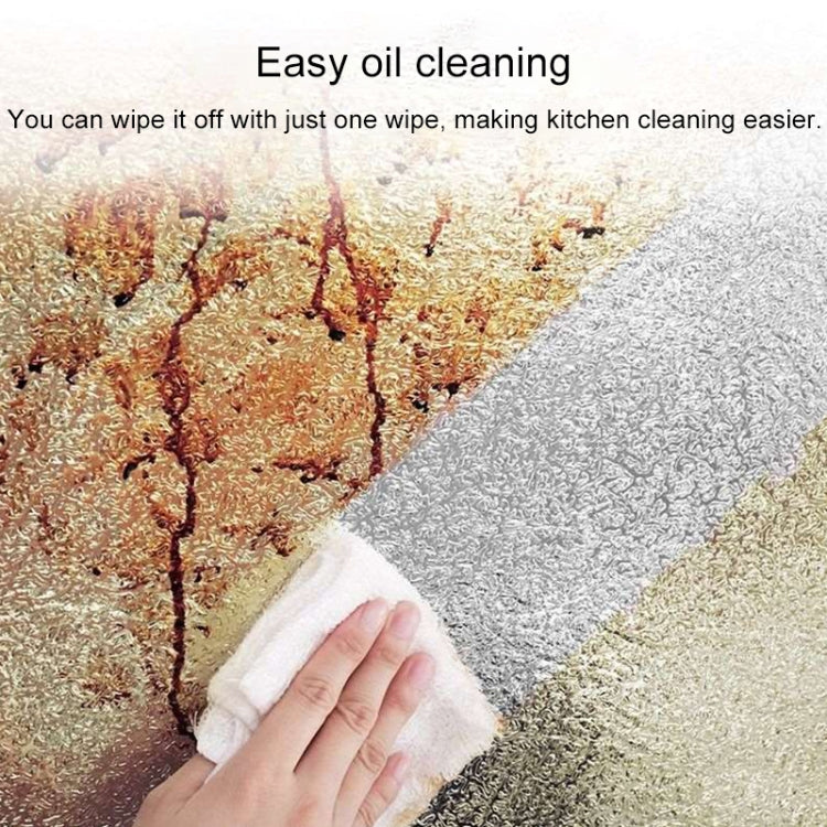เตาผนังห้องครัวอลูมิเนียมฟอยล์สติกเกอร์ป้องกันน้ำมัน Anti-fouling อุณหภูมิสูง Self-กาว Croppable วอลล์เปเปอร์สติ๊กเกอร์ติดผนัง, 40cmx5m, 40cmx5m Croppable Wallpaper, 60cmx5m, 60cmx5m Croppable Wallpaper