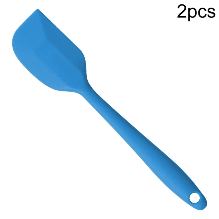 2 PCS ครัวซิลิโคนครีมเค้กไม้พายผสมแปรงขูดเนยผสมแปรงเบเกอรี่เครื่องมือเครื่องครัว, Red, Yellow, Green, Blue, Purple, Pink, Orange