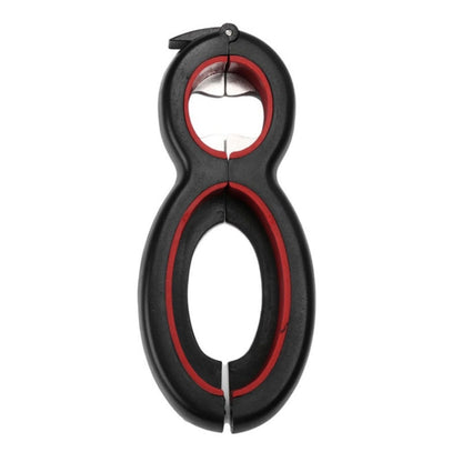 2 ชิ้น 6 in 1 Multi-Function Twist ที่เปิดขวด All in One Jar Gripper เบียร์ไวน์ฝาปิด Twist Off ที่เปิดขวด Claw, Bottle Opener