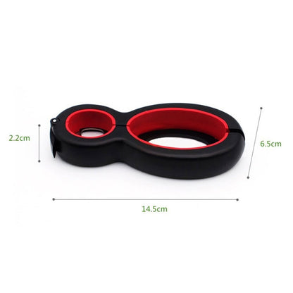 2 ชิ้น 6 in 1 Multi-Function Twist ที่เปิดขวด All in One Jar Gripper เบียร์ไวน์ฝาปิด Twist Off ที่เปิดขวด Claw, Bottle Opener