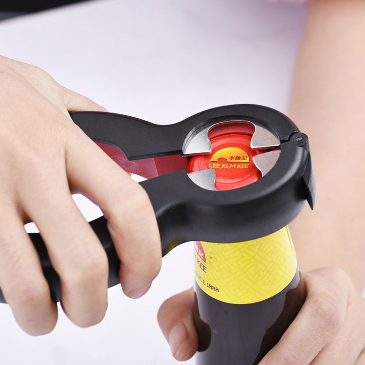 2 ชิ้น 6 in 1 Multi-Function Twist ที่เปิดขวด All in One Jar Gripper เบียร์ไวน์ฝาปิด Twist Off ที่เปิดขวด Claw, Bottle Opener