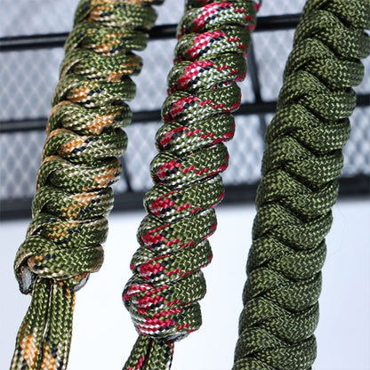 การป้องกันความปลอดภัยกลางแจ้งสีดำกำปั้นลิงลูกปืนเหล็กป้องกันตัวเอง Lanyard Survival Key CHAIN
