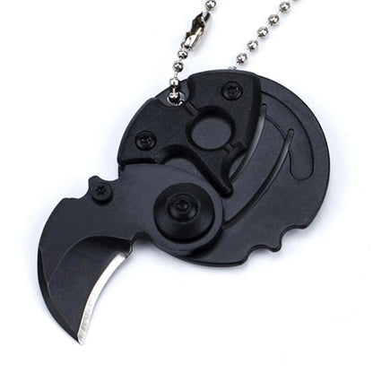 แบบพกพามินิมีดพับใบมีดกระเป๋าขนาดเล็กกลางแจ้งทหาร Survival มีดพวงกุญแจ Multitool Self Defense
