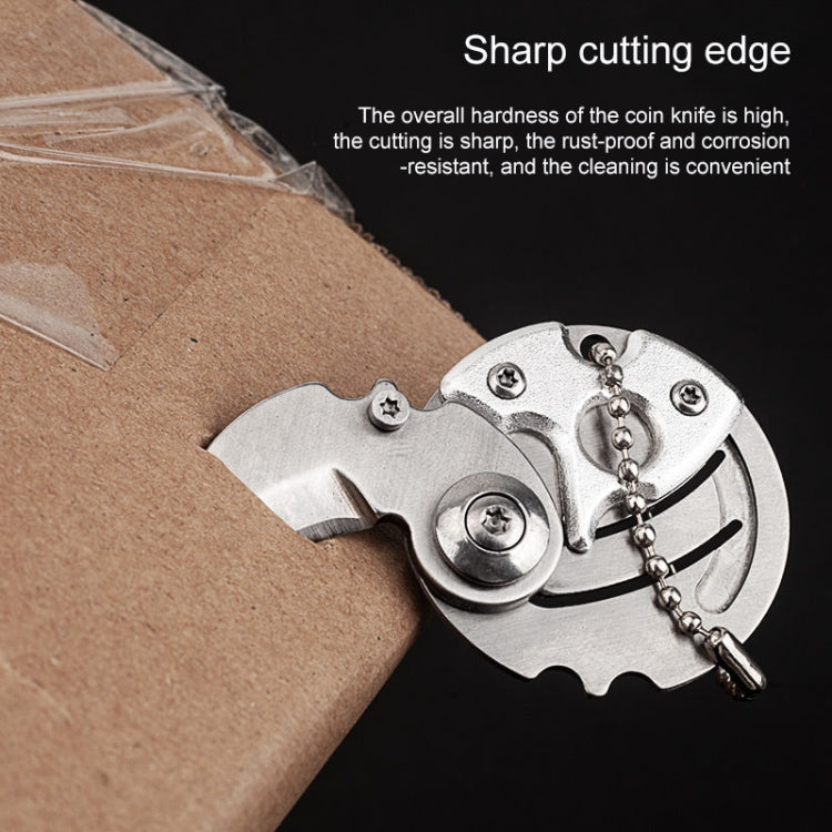 แบบพกพามินิมีดพับใบมีดกระเป๋าขนาดเล็กกลางแจ้งทหาร Survival มีดพวงกุญแจ Multitool Self Defense