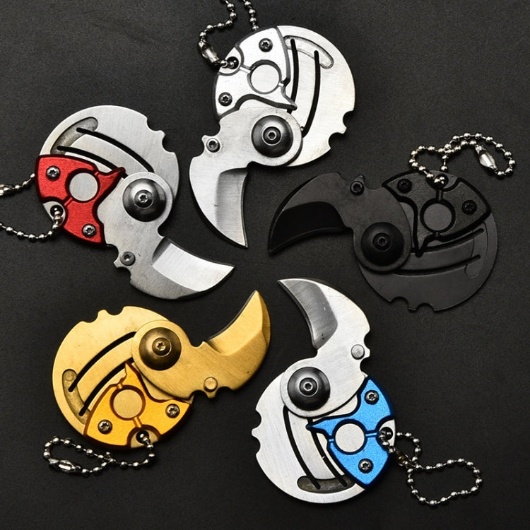 แบบพกพามินิมีดพับใบมีดกระเป๋าขนาดเล็กกลางแจ้งทหาร Survival มีดพวงกุญแจ Multitool Self Defense