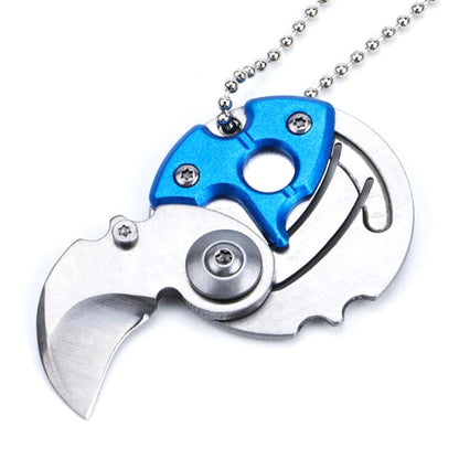 แบบพกพามินิมีดพับใบมีดกระเป๋าขนาดเล็กกลางแจ้งทหาร Survival มีดพวงกุญแจ Multitool Self Defense
