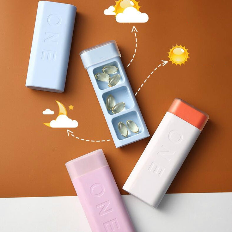 แบบพกพา Mini Dispensing Pill Box Store ยากล่องปิดผนึก