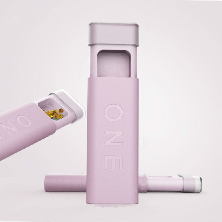 แบบพกพา Mini Dispensing Pill Box Store ยากล่องปิดผนึก