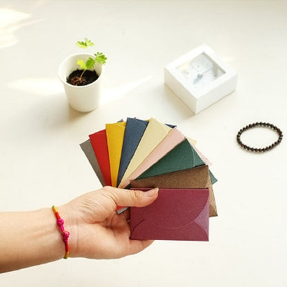 10 PCS Retro สไตล์จีนโรแมนติก Mini Pearlescent กระดาษซองการจัดส่งสีแบบสุ่ม, Chinese Style Envelopes