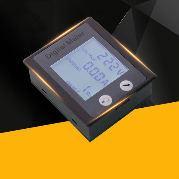 Peacefair PZEM-011 จอแสดงผลดิจิตอล AC มัลติฟังก์ชั่นเครื่องวัดแรงดันไฟฟ้าและกระแสไฟฟ้าเครื่องมือช่างไฟฟ้า, Host + Closed CT, Host + Opening CT
