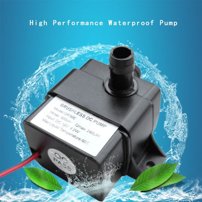 240L/H อัตราการไหลที่เงียบสงบเป็นพิเศษ เครื่องสูบน้ำแบบไม่มีแปรงกันน้ำ ปั๊มน้ำแบบจุ่มขนาดเล็ก, Mini Submersible Water Pump