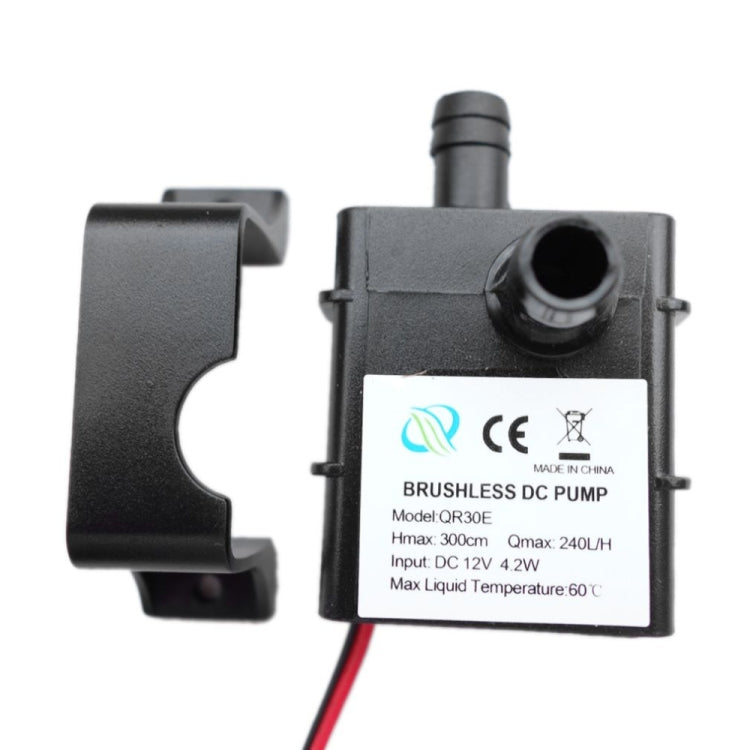 240L/H อัตราการไหลที่เงียบสงบเป็นพิเศษ เครื่องสูบน้ำแบบไม่มีแปรงกันน้ำ ปั๊มน้ำแบบจุ่มขนาดเล็ก, Mini Submersible Water Pump