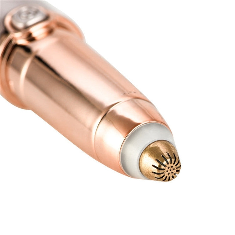 ปุ่มกดไฟฟ้าคิ้วTrimmerอุปกรณ์กำจัดขนอัตโนมัติ, Push Button Rose Gold, Push Button Pearl Whit