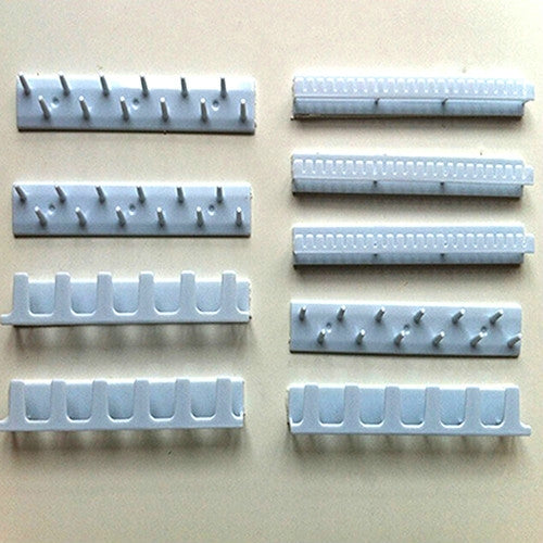 ตะขอเครื่องประดับติดผนังกาว 9 ใน 1, สีน้ำเงิน, สีขาว