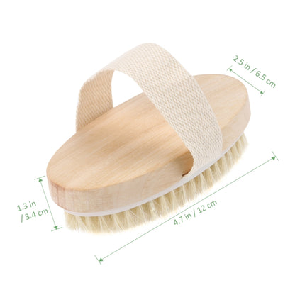 แปรงสปาขนนุ่มธรรมชาติไม่มีด้ามจับ, Soft Natural Bristle