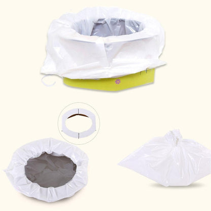 แบบพกพาถุงปัสสาวะฉุกเฉินมือถือมินิห้องน้ำพับไม่เต็มเต็ง, Travel Urine Bag