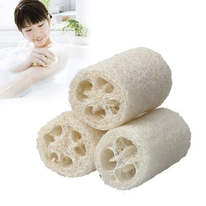 อาบน้ำฟองน้ำอาบน้ำ Body Scrubber ธรรมชาติ Loofah Luffa Loofa นวดอาบน้ำ Body Sponge Scrubber