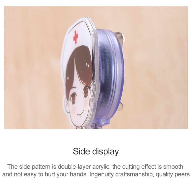 น่ารัก Retractable Badge Reel นักเรียนพยาบาล ID นามบัตร Badge, ID Name Card Badge