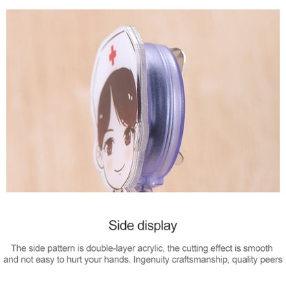 น่ารัก Retractable Badge Reel นักเรียนพยาบาล ID นามบัตร Badge, ID Name Card Badge