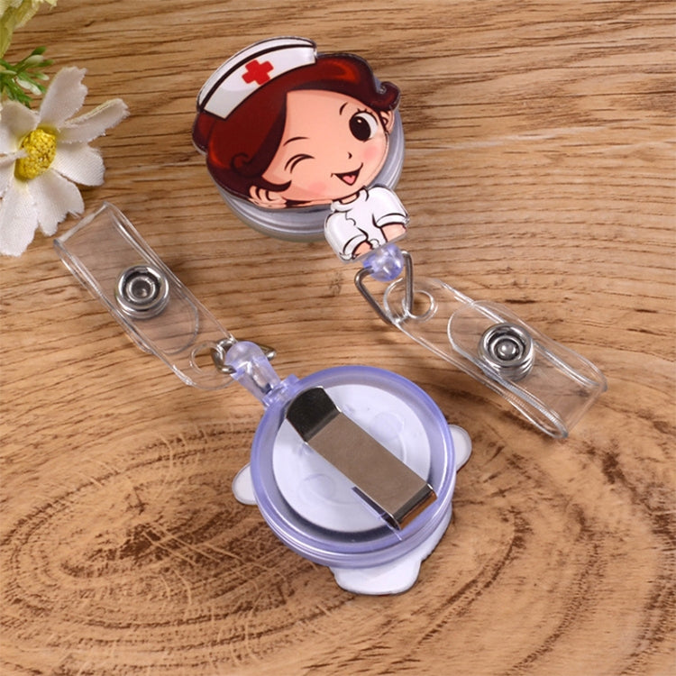 น่ารัก Retractable Badge Reel นักเรียนพยาบาล ID นามบัตร Badge, ID Name Card Badge