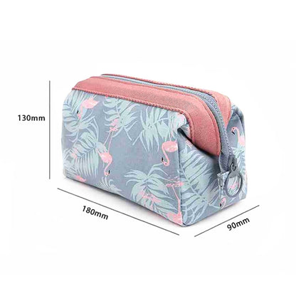 กระเป๋าเครื่องสำอางผู้หญิง Necessaire Make Up กระเป๋าเดินทางกันน้ำแบบพกพากระเป๋าแต่งหน้าชุดเครื่องแป้ง