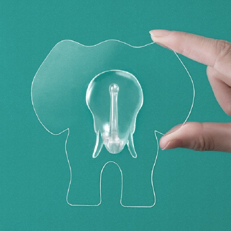 10 ชิ้นสร้างสรรค์ช้างตะขอห้องครัวห้องน้ำกันน้ำผนังตะขอ, Waterproof Wall Hook