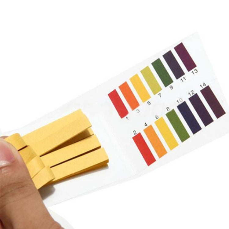 80 แถบกระดาษทดสอบ PH ตัวบ่งชี้สารสีน้ำเงินกระดาษชุดมลพิษทางน้ำ, 80 Strips