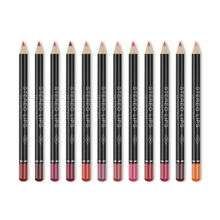 เซ็กซี่ Matte Lip Stick Lipliner Lip Liner ดินสอ Matt Nude Lipsliner ปากกาชุดเครื่องมือแต่งหน้าความงามเครื่องสำอางค์
