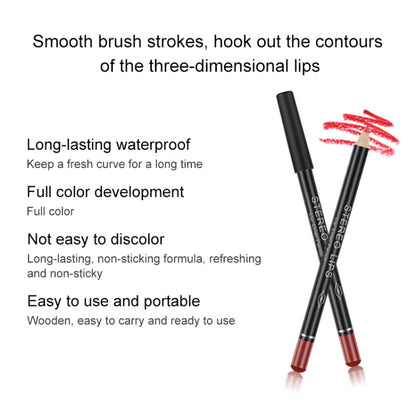 เซ็กซี่ Matte Lip Stick Lipliner Lip Liner ดินสอ Matt Nude Lipsliner ปากกาชุดเครื่องมือแต่งหน้าความงามเครื่องสำอางค์
