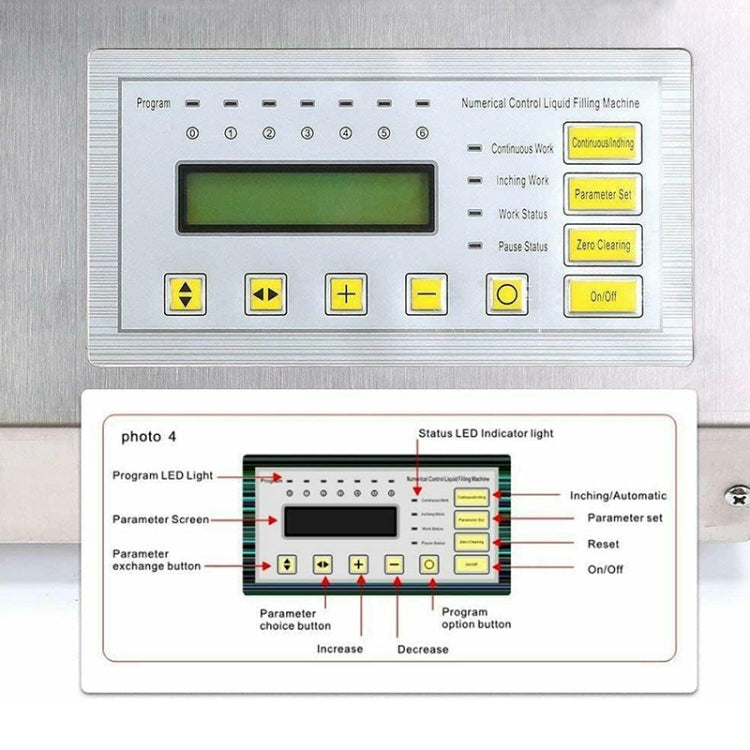 มินิแบบพกพาไฟฟ้าควบคุมดิจิตอลปั๊มเครื่องบรรจุของเหลวจอแสดงผล LCD นมขวดฟิลเลอร์, Digital Control Pump Milk Bottles