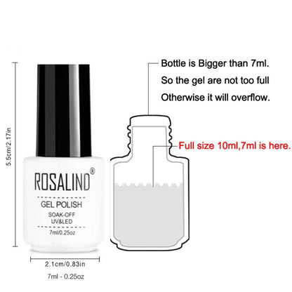 เจล ROSALIND ชุดทาเล็บ UV รองพื้นกึ่งถาวรเคลือบด้านบนโพลีเจลเคลือบเงาเล็บแต่งเล็บเจลความจุ: 7 มล., 02, 03, 2452, 2455, 2456, 2458, 2459, 2460, 2501, 2506, 2519, 2551, 2552, 2554, 2555, 2556, 2557, 2558, 2559, 2560, 2561, 2562