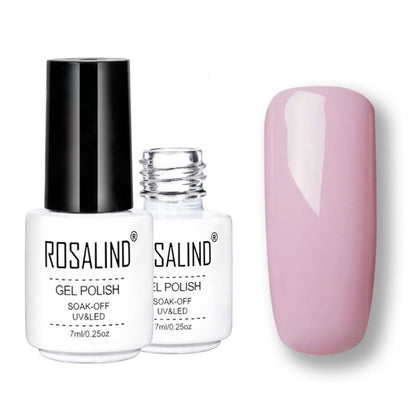 เจล ROSALIND ชุดทาเล็บ UV รองพื้นกึ่งถาวรเคลือบด้านบนโพลีเจลเคลือบเงาเล็บแต่งเล็บเจลความจุ: 7 มล., 02, 03, 2452, 2455, 2456, 2458, 2459, 2460, 2501, 2506, 2519, 2551, 2552, 2554, 2555, 2556, 2557, 2558, 2559, 2560, 2561, 2562