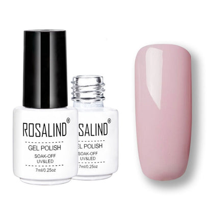 เจล ROSALIND ชุดทาเล็บ UV รองพื้นกึ่งถาวรเคลือบด้านบนโพลีเจลเคลือบเงาเล็บแต่งเล็บเจลความจุ: 7 มล., 02, 03, 2452, 2455, 2456, 2458, 2459, 2460, 2501, 2506, 2519, 2551, 2552, 2554, 2555, 2556, 2557, 2558, 2559, 2560, 2561, 2562
