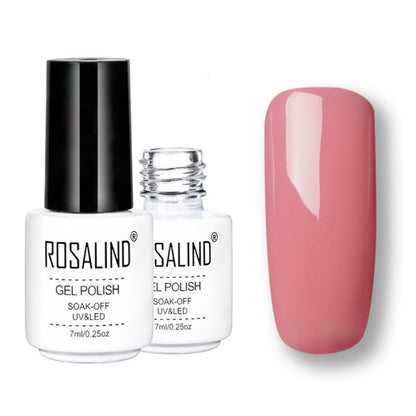 เจล ROSALIND ชุดทาเล็บ UV รองพื้นกึ่งถาวรเคลือบด้านบนโพลีเจลเคลือบเงาเล็บแต่งเล็บเจลความจุ: 7 มล., 02, 03, 2452, 2455, 2456, 2458, 2459, 2460, 2501, 2506, 2519, 2551, 2552, 2554, 2555, 2556, 2557, 2558, 2559, 2560, 2561, 2562