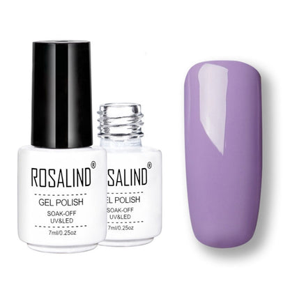 เจล ROSALIND ชุดทาเล็บ UV รองพื้นกึ่งถาวรเคลือบด้านบนโพลีเจลเคลือบเงาเล็บแต่งเล็บเจลความจุ: 7 มล., 02, 03, 2452, 2455, 2456, 2458, 2459, 2460, 2501, 2506, 2519, 2551, 2552, 2554, 2555, 2556, 2557, 2558, 2559, 2560, 2561, 2562