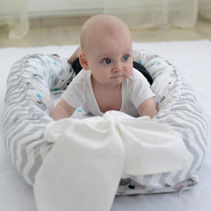 เปลเด็ก Nest เตียงเปลแบบพกพาที่ถอดออกได้และล้างทำความสะอาดได้ Travel Bed ผ้าฝ้าย Cradle สำหรับเด็กทารกเด็ก