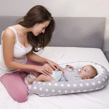 เปลเด็ก Nest เตียงเปลแบบพกพาที่ถอดออกได้และล้างทำความสะอาดได้ Travel Bed ผ้าฝ้าย Cradle สำหรับเด็กทารกเด็ก