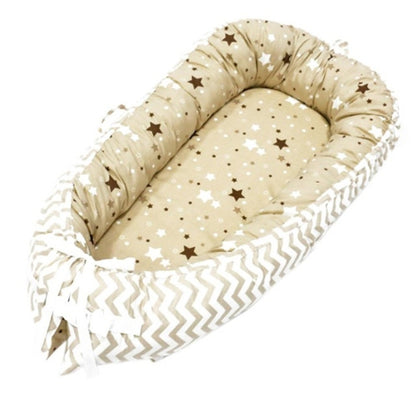 เปลเด็ก Nest เตียงเปลแบบพกพาที่ถอดออกได้และล้างทำความสะอาดได้ Travel Bed ผ้าฝ้าย Cradle สำหรับเด็กทารกเด็ก