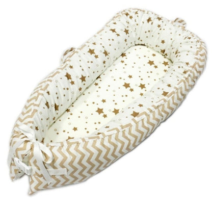 เปลเด็ก Nest เตียงเปลแบบพกพาที่ถอดออกได้และล้างทำความสะอาดได้ Travel Bed ผ้าฝ้าย Cradle สำหรับเด็กทารกเด็ก