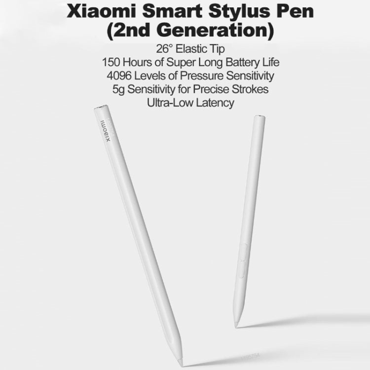 Original Xiaomi Stylus Pen 2 วาดเขียนหน้าจอแท็บเล็ตหน้าจอสัมผัสปากกาแม่เหล็กสำหรับ Xiaomi Mi Pad 5 / 5Pro/Mi Pad 6/6Pro, Stylus Pen 2