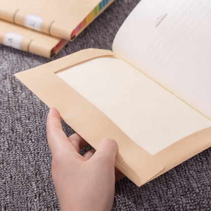 ปกหนังสือกระดาษคราฟท์ หนังสือ 32K ป้องกันปกกระดาษคราฟท์ข้น, 32K