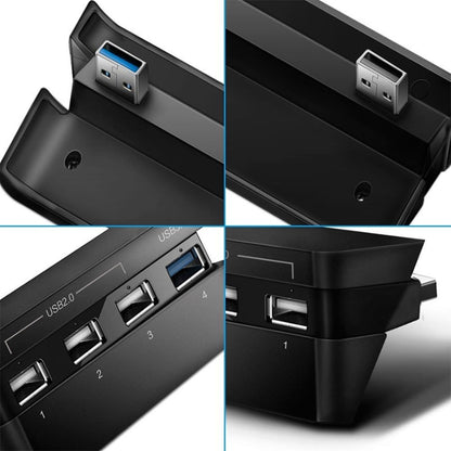 2 PCS PS4 Slim ขยายอุปกรณ์เสริมอะแดปเตอร์ USB สำหรับ Play Station 4 Slim Console USB HUB 3.0 ความเร็วสูง, for PS4 Slim